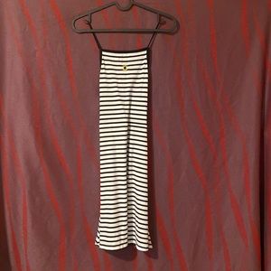 Knit Sleeveless Backless Crisscross Dress